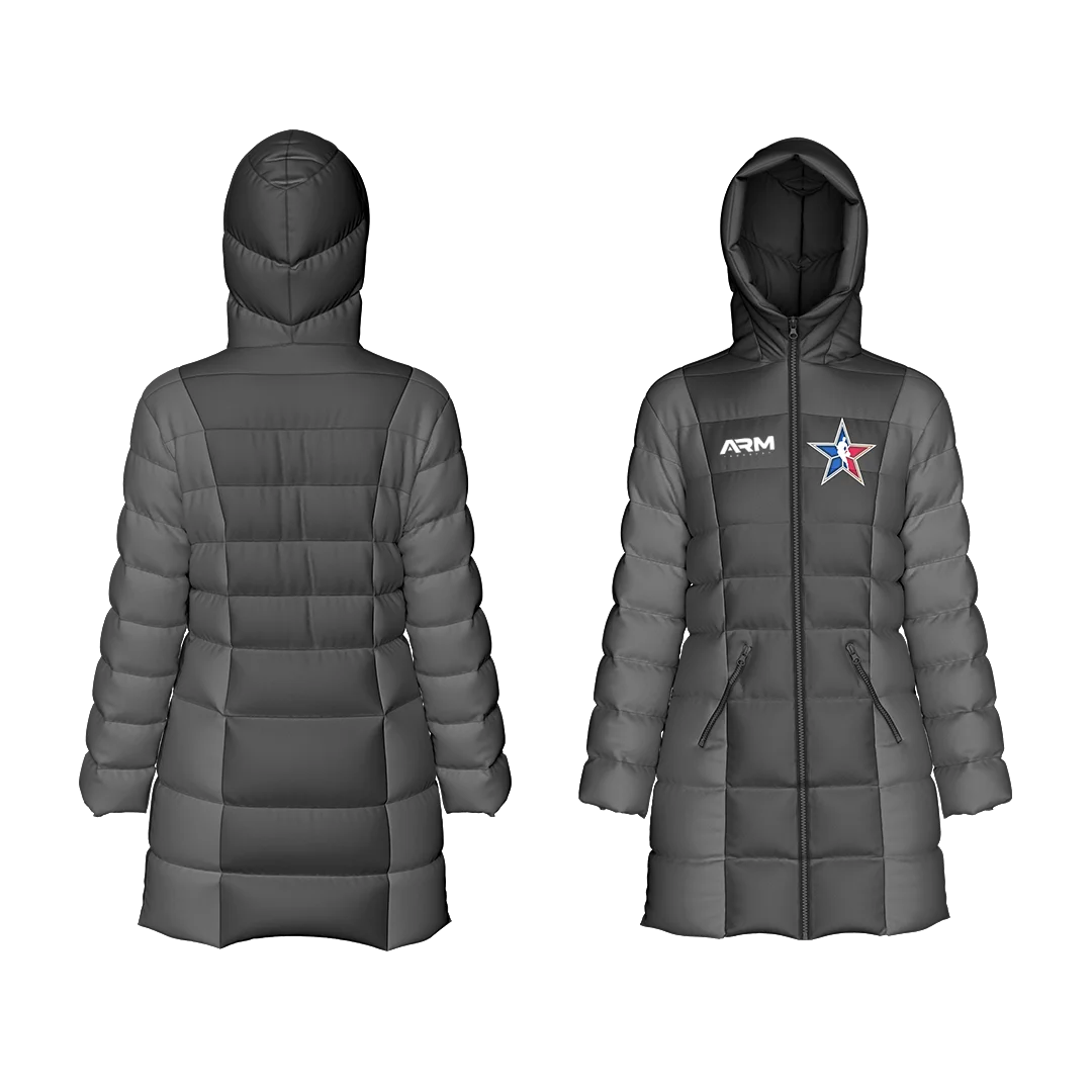 6 Women Long Puffer Jacket - Image 1